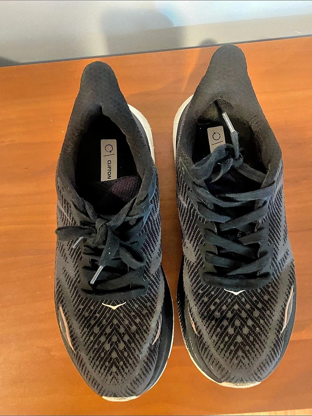 Hoka Clifton Women's Athletic Shoes Black & Gray